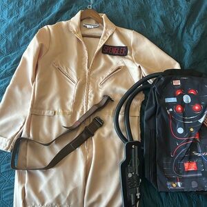 Ghostbusters Halloween Costume Jumpsuit with Proton pack